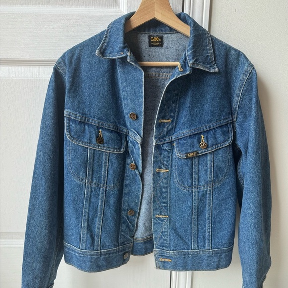 VTG Lee Riders Women's Denim Trucker Jacket Size: M - Picture 2 of 11